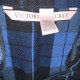 Victorias Secret Blue and Black Pajama Top Sz XL/TG