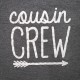 Cousin Crew Short Sleeve Gray Shirt Sz S