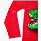 red christmas dinosaur shirt