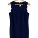 Blue Sleeveless Dress Women