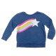 blue rainbow sweatshirt