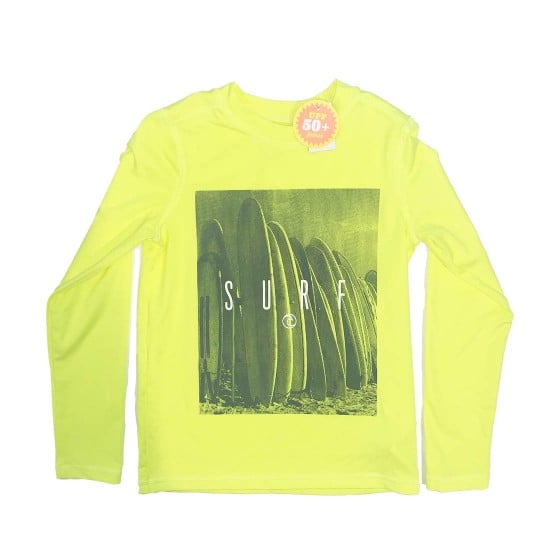 yellow long sleeve dri fit shirt