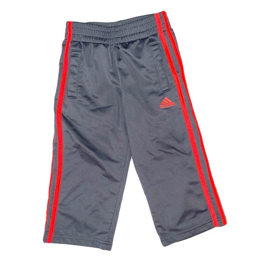 Boys Adidas Pants Gray and Red Size 3T