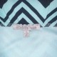 Blue and Black Chevron Pencil Skirt Size Small