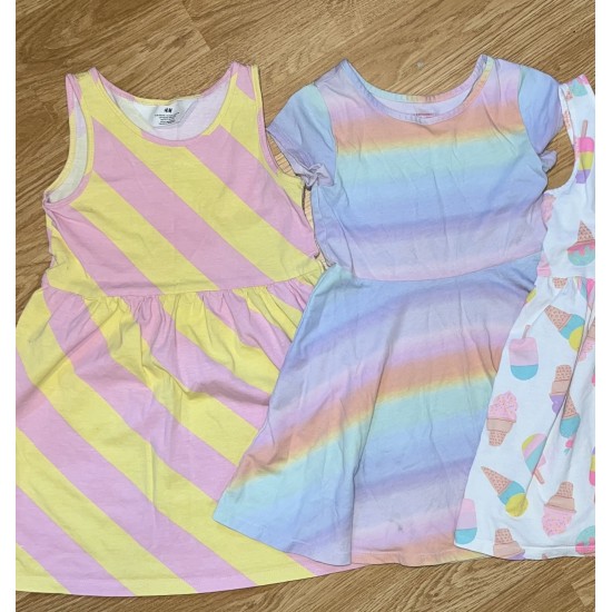 Girls Toddler Spring and Summer Clothing Bundle - Variety of Dresses, Swimsuits, Tops, and Pajamas