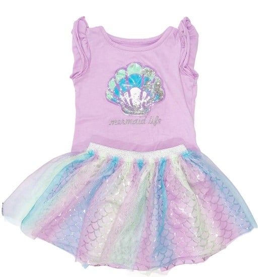 Girls Toddler Mermaid Outfit Size 3T