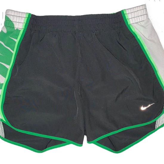 Womens Black and Green Nike Shorts Sz XS
