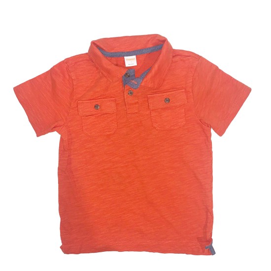 Gymboree Orange Boys Polo Shirt Size 7