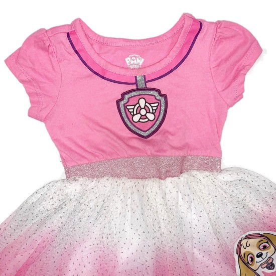 Paw Patrol Kids Print Dress - Pink