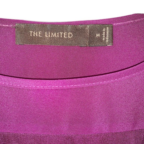 The Limited Purple Blouse Sz M