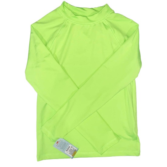 Boys Green Long Sleeve UPF Shirt NWT Sz M