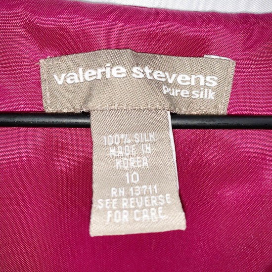 Valerie Stevens Pure Silk Sleeveless Top Sz 10