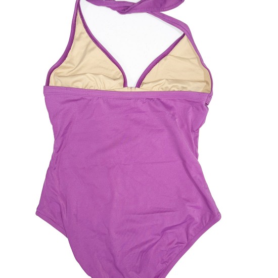 purple bathing suit
