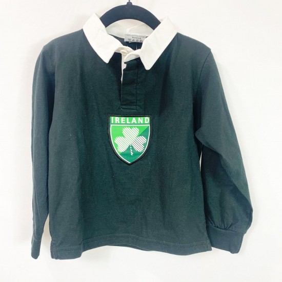 Black Collared Ireland Shirt Size 2 Toddler NWT