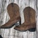 Leather Cowboy Western Boots Girls Size 12.5