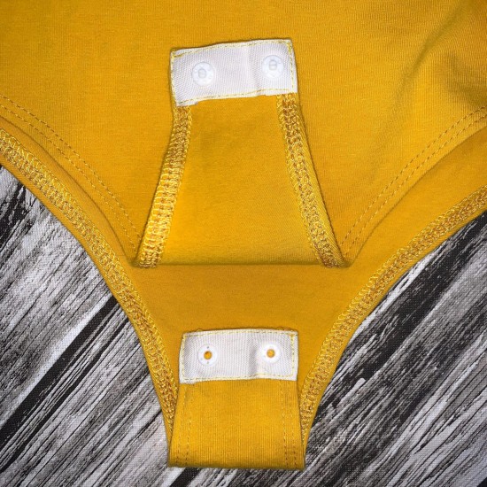 Sunro Bodysuit In Yellow or Gold Size Small