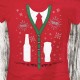 Womens Samuel Adams Christmas Shirt Sz M