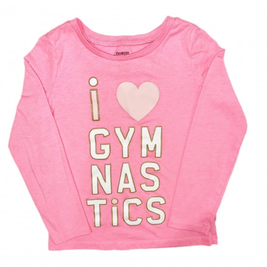 Pink Gymnastics T-Shirt Sz 6/6X