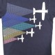 Boys Short Sleeve Airplane Shirt Sz 7