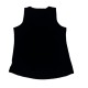 black sleeveless shirt