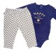 Girls Blue and Gold Outfit Sz 12M