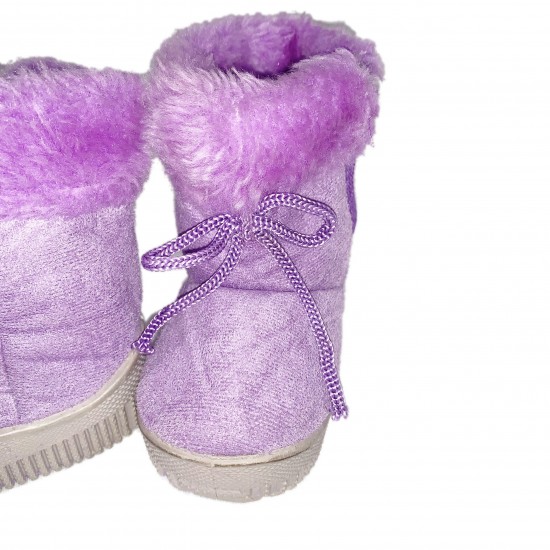Girls Purple Boots